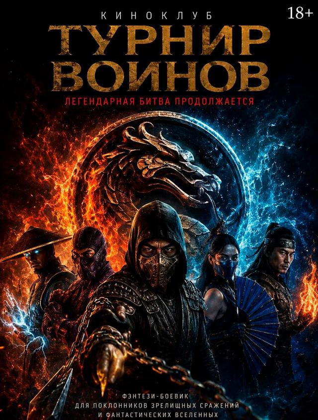 Турнир воинов (в рамках Киноклуба) (18+)